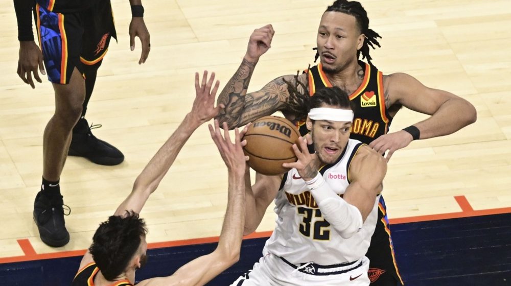 Košarkaš Denvera Eron Gordon neizvestan za sedmi meč protiv Oklahome 1 Košarkaš Denvera Eron Gordon neizvestan za sedmi meč protiv Oklahome 1